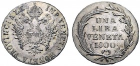 SECONDA PARTE - MONETE DI ZECCHE ITALIANE 
 Venezia 
 Ludovico Manin, 1789-1797. Francesco II d'Asburgo-Lorena, 1798-1805. Lira 1800. Pagani 6.
 q....