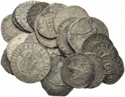LOTTI MULTIPLI 
 Savoia 
 Lotto di ventiquattro monete. Amedeo III, 1103-1148. Denaro secusino MIR 15. Amedeo VIII, 1416-1440. Quarto di grosso I ti...