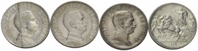 LOTTI MULTIPLI 
 Savoia 
 Lotto di otto monete. Lira 1908, 1909, 1910, 1912 1913, 1915, 1916, 1917.
 Da q.Spl a Fdc