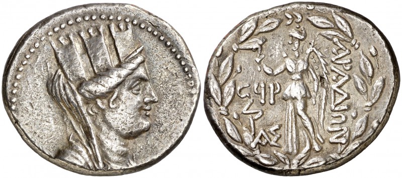 (64-63 a.C.). Fenicia. Arados. Tetradracma. (S. 5992 var) (CNG. X, 72). 15,47 g....