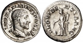 (235-236 d.C.). Maximino I. Denario. (Spink 8315) (S. 77a) (RIC. 13). 2,41 g. MBC.