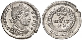 (373-374 d.C.). Valente. Antioquía. Siliqua. (Spink 19699) (S. 96e) (RIC. 34b1). 1,29 g. EBC-.