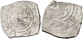 Taifa de Almería. Anónima de los banu Somadith. Al Andalus. Dirhem. (V. 1041) (Prieto 354). 3,75 g. MBC.