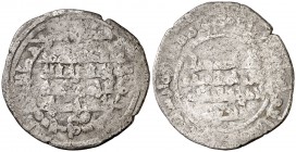 AH 436. Taifa de Valencia. Abd al-Aziz. Valencia. Dirhem. (V. 1051) (Prieto 153b). 2,68 g. Rara. BC.