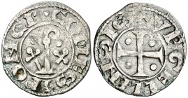 Comtat d'Urgell. Ponç de Cabrera (1236-1243). Agramunt. Diner. (Cru.V.S. 126) (Cru.C.G. 1943). 0,72 g. MBC.