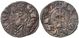 Jaume II (1291-1327). Aragón. Dinero jaqués. (Cru.V.S. 364) (Cru.C.G. 2182). 0,90 g. MBC/MBC+.