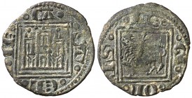 Alfonso X (1252-1284). Marca: dos puntos. Óbolo. (AB. 289). 0,53 g. MBC.