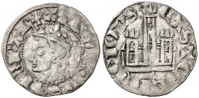 Alfonso XI (1312-1350). Coruña. Cornado. (AB. 343.1). 0,70 g. MBC.