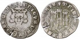 Enrique IV (1454-1474). Villalón. Cuartillo. (AB. 759.3). 3 g. MBC-.