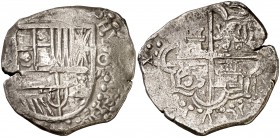Felipe IV. Potosí. 8 reales. 26,70 g. (BC+).