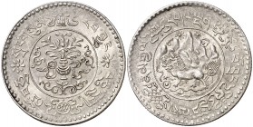 BE16-10 (1936). Tíbet. Tapchi. 3 srang. (Kr. 26). 11,66 g. AG. EBC.