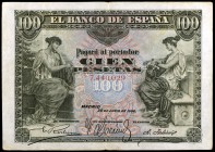 1906. 100 pesetas. (Ed. B97) (Ed. 313). 30 de junio. Sin serie. MBC-.