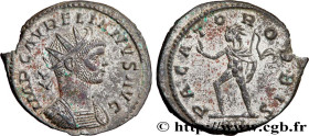 AURELIAN
Type : Aurelianus 
Date : mi 
Date : 275 
Mint name / Town : Lyon 
Metal : billon 
Millesimal fineness : 50  ‰
Diameter : 21,5  mm
Orientatio...