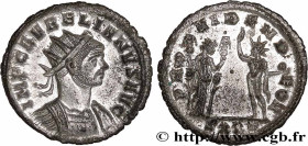 AURELIAN
Type : Aurelianus 
Date : novembre 274 - septembre 275 
Mint name / Town : Ticinum 
Metal : billon 
Millesimal fineness : 50  ‰
Diameter : 21...
