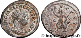 TACITUS
Type : Aurelianus 
Date : mai - juin 
Date : 276 
Mint name / Town : Lyon 
Metal : billon 
Millesimal fineness : 50  ‰
Diameter : 22,50  mm
Or...