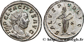 TACITUS
Type : Aurelianus 
Date : mai - juin 
Date : 276 
Mint name / Town : Lyon 
Metal : billon 
Millesimal fineness : 50  ‰
Diameter : 22,5  mm
Ori...