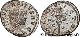 TACITUS
Type : Aurelianus 
Date : 05-06/276 
Mint name / Town : Lyon 
Metal : billon 
Millesimal fineness : 50  ‰
Diameter : 20,5  mm
Orientation dies...