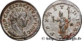 TACITUS
Type : Aurelianus 
Date : juin 
Date : 276 
Mint name / Town : Lyon 
Metal : billon 
Millesimal fineness : 50  ‰
Diameter : 22  mm
Orientation...