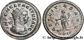 TACITUS
Type : Aurelianus 
Date : janvier - mai 
Mint name / Town : Rome 
Metal : billon 
Millesimal fineness : 50  ‰
Diameter : 22,5  mm
Orientation ...