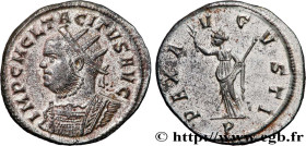 TACITUS
Type : Aurelianus 
Date : 276 
Mint name / Town : Ticinum 
Metal : bronze 
Diameter : 21,5  mm
Orientation dies : 12  h.
Weight : 3,97  g.
Rar...