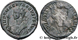 PROBUS
Type : Aurelianus 
Date : 277 
Mint name / Town : Atelier indéterminé 
Metal : billon 
Millesimal fineness : 50  ‰
Diameter : 23,5  mm
Orientat...
