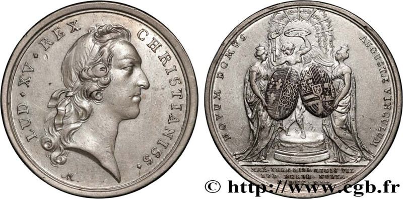 LOUIS XV THE BELOVED
Type : Médaille, Mariage de Marie-Thérèse 
Date : 1745 
Met...