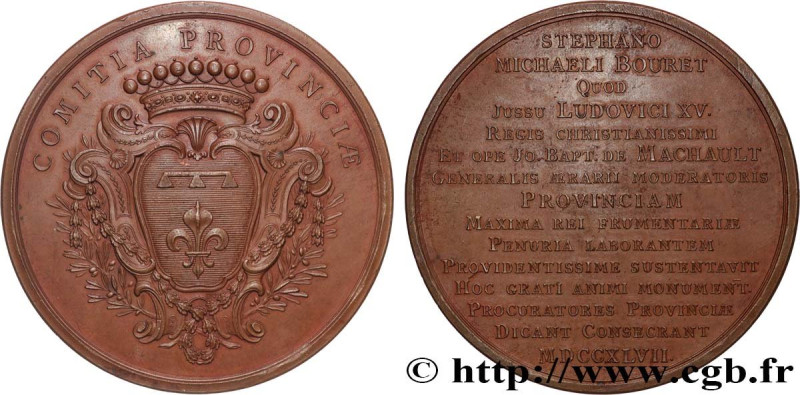 LOUIS XV THE BELOVED
Type : Médaille de reconnaissance, Comitia provinciae 
Date...