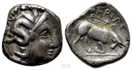 LUCANIA. Thourioi. Triobol (Circa 350-300 BC)