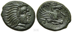CIMMERIAN BOSPOROS. Pantikapaion. Ae (Circa 340-325 BC)