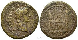 TIBERIUS (Caesar, 4-14). Semis. Lugdunum