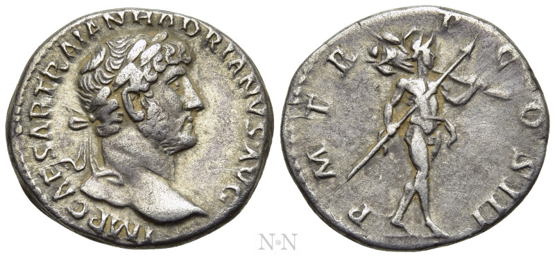 HADRIAN (117-138). Denarius. Rome. 

Obv: IMP CAESAR TRAIAN HADRIANVS AVG. 
L...
