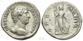 HADRIAN (117-138). Denarius. Rome. "Travel Series" issue