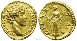 MARCUS AURELIUS (Caesar, 139-161). GOLD Aureus. Rome