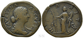 FAUSTINA II (Augusta, 147-176 ). Sestertius. Rome