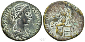 CRISPINA (Augusta, 178-182). Sestertius. Rome
