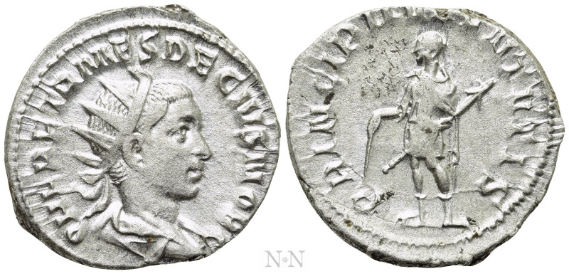 HERENNIUS ETRUSCUS (Caesar, 249-251). Antoninianus. Rome. 

Obv: Q HER ETR MES...