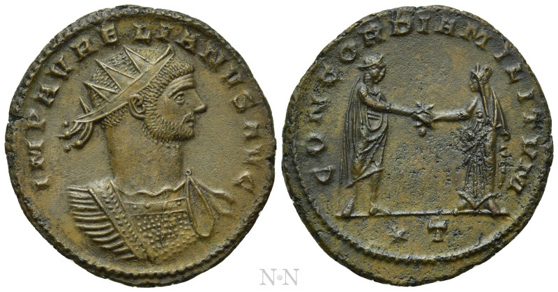 AURELIAN (270-275). Antoninianus. Siscia. 

Obv: IMP AVRELIANVS AVG. 
Radiate...