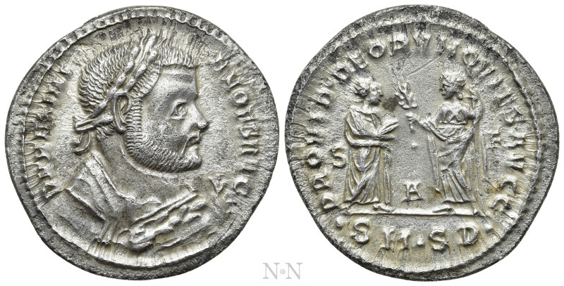 MAXIMIANUS HERCULIUS (First reign, 286-305). Argenteus. Serdica.

Obv: D N MAX...