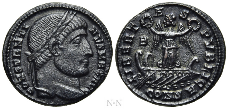 CONSTANTINE I 'THE GREAT' (307/10-337). Follis. Constantinople. 

Obv: CONSTAN...