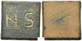 COMMERCIAL WEIGHT (Circa 4th-6th centuries). Square Ae Six Nomismata Weight