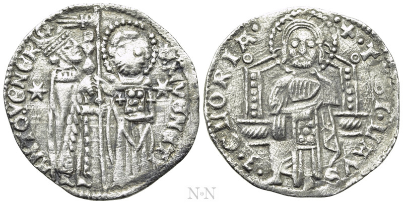 ITALY. Venice. Antonio Venier (1382-1400). Grosso. 

Obv: S M VENETI ANTO VENE...
