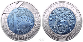 AUSTRIA. Niobium and Silver 25 Euro (2010). Renewable Energy