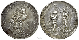 ITALY. Firenze. Cosimo III de Medici (1670-1723). Piastra (1676)