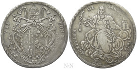 ITALY. Papal States. Pius VII (1800-1823). Scudo (1815 - A XVI). Rome