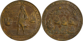 1739 Admiral Vernon Medal. Fort Chagre. Adams-Chao FCv 13-R, M-G 200. Rarity-5. Pinchbeck. EF-40 (PCGS).

36.6 mm. 183.5 grains.

PCGS# 930271.
...
