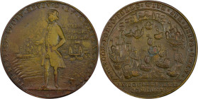 Undated Admiral Vernon Medal. Fort Chagre. Adams-Chao FCv 15-V, M-G 199. Rarity-6. Pinchbeck. EF-40 (PCGS).

37.1 mm. 218.1 grains.

PCGS# 930272....