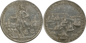 1741 Admiral Vernon Medal. Cartagena. Adams-Chao CAv 6-G, M-G 214. Rarity-4. White Metal. EF-45 (PCGS).

37.0 mm. 155.5 grains. Unlisted in this met...