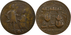 1741 Admiral Vernon Medal. Cartagena. Adams-Chao CAv1 2-D, M-G 222. Rarity-6. Pinchbeck. Fine-15 (PCGS).

36.8 mm. 186.5 grains.

PCGS# 930284.
...