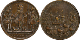 1741 Admiral Vernon Medal. Cartagena. Adams-Chao CAvow 1-A, M-G 234. Rarity-5. Copper. EF-45 (PCGS).

38.1 mm. 213.1 grains.

PCGS# 930296.

Fro...