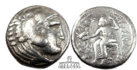 Kings of Macedon. Alexander III ‘the Great’, 336-323 BC., AR Tetradrachm, Amphipolis mint. Struck circa 323-320 BC. Herakles / Zeus Aëtophoros seated....